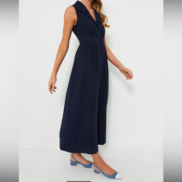 POMANDER PLACE
Navy Sleeveless Noelle Maxi Dress - Picture 3 of 11